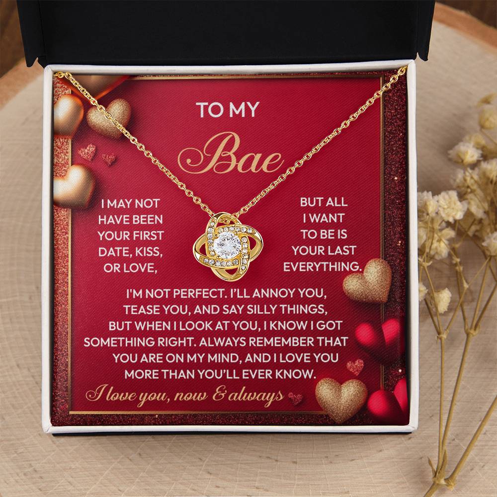 To My Soulmate Jewelry Gift - You Are Always On My Mind - Love Knot Necklace