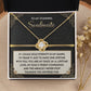 To My Soulmate - 14K Gold Necklace with Personalized Message Card - Truest Companion