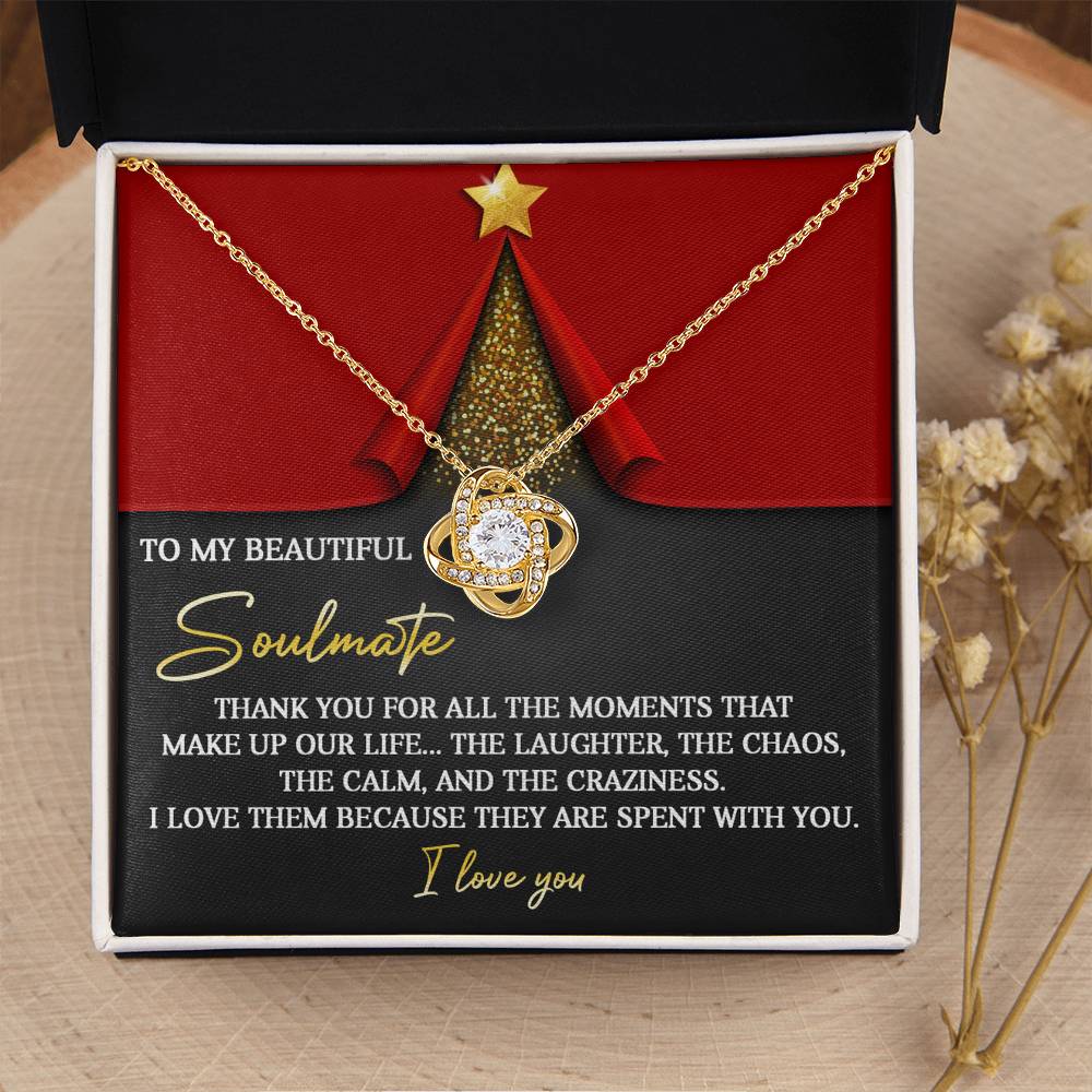 Soulmate Jewelry Gift - Love Knot Necklace - All The Moments