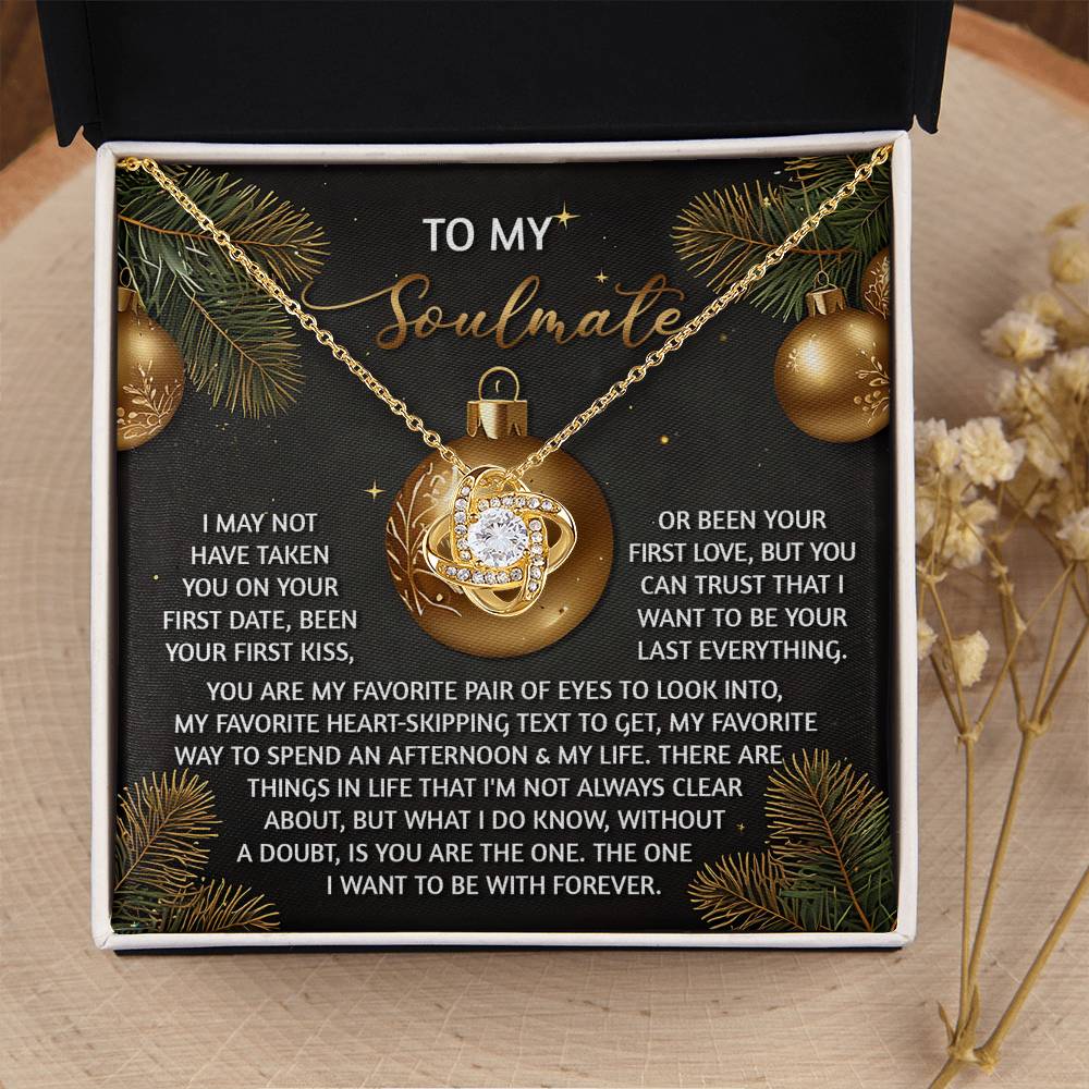 Soulmate Jewelry Gift - Knot Of Love Necklace - Without A Doubt