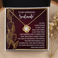 To My Soulmate Jewelry Gift - Love Knot Forever Necklace - Gentle Breezes