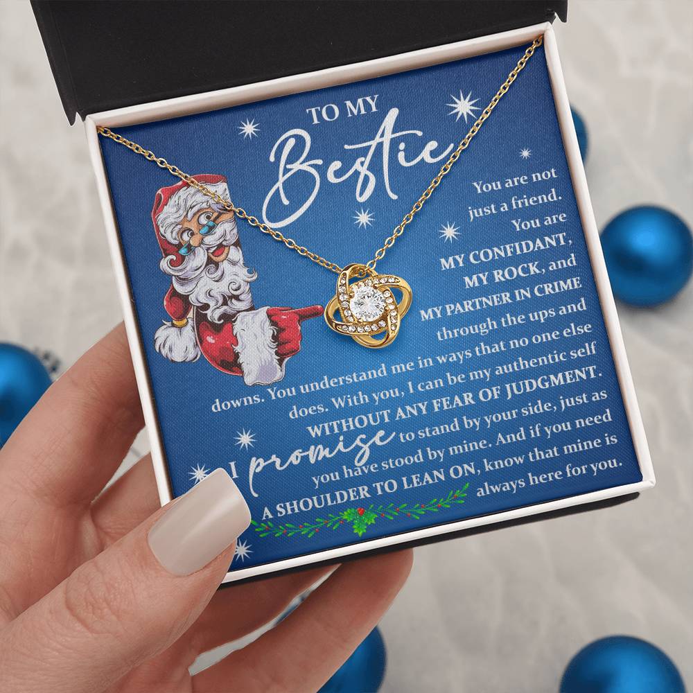 Bestie Christmas Gift - Necklace - Always Here For You