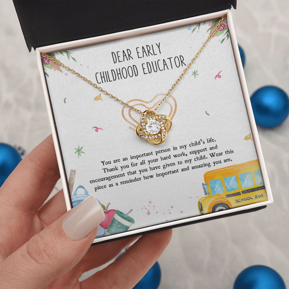 Teacher Appreciation Gifts - Necklace - Early Childhood Educator