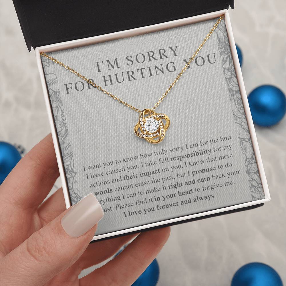 I'm Sorry Gift - Love Knot Necklace - Do Everything