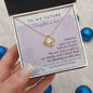 Future Daughter-in-Law Gift - Love Knot  Necklace - A Gift