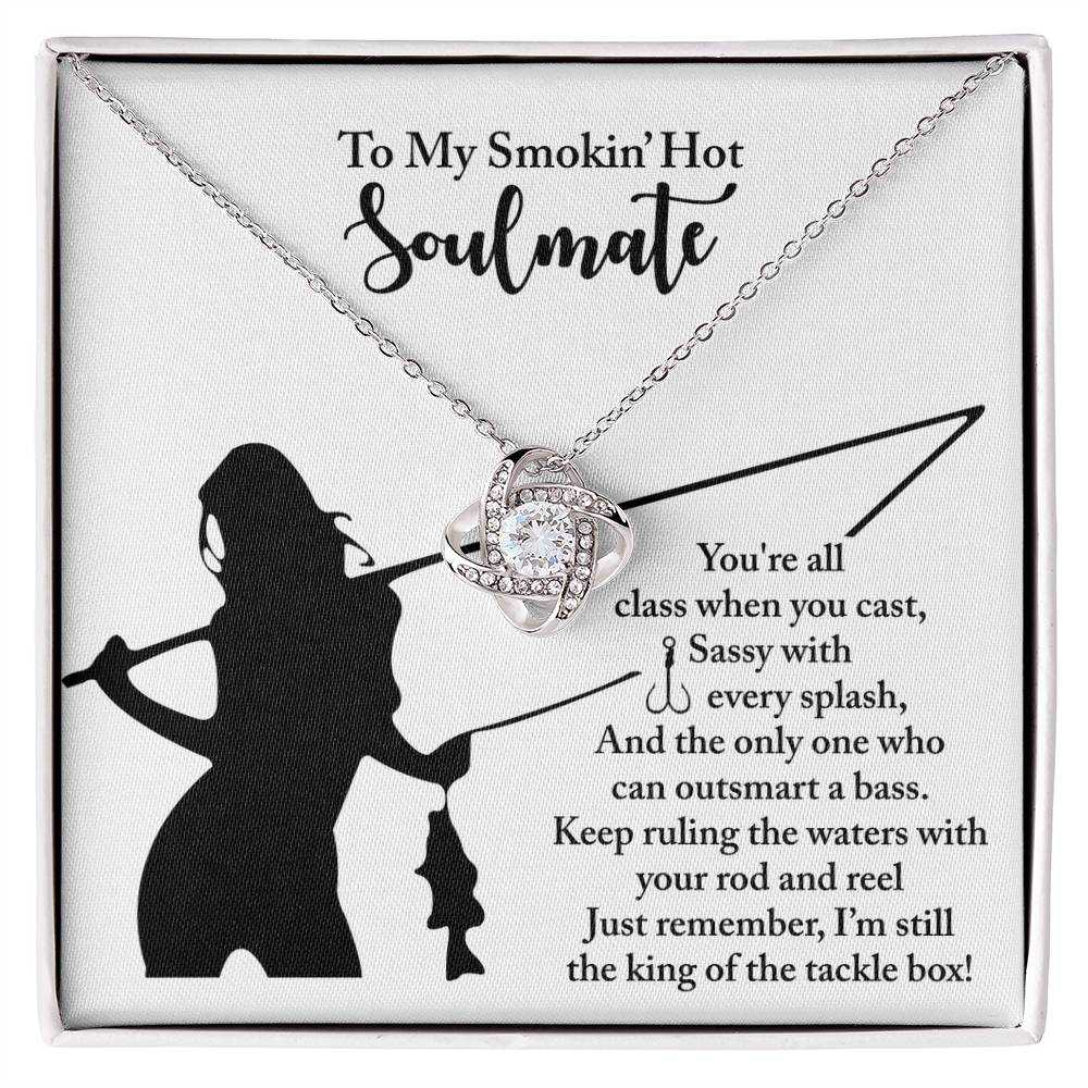 To My Soulmate Jewelry Gift - Ruling The Waters - Love Knot Necklace