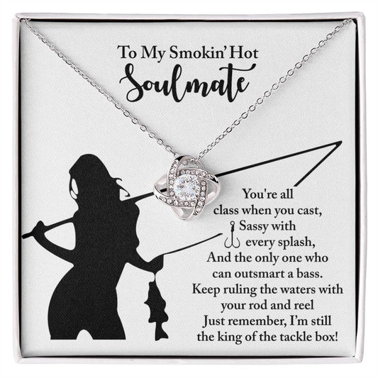 To My Soulmate Jewelry Gift - Ruling The Waters - Love Knot Necklace
