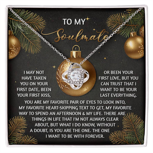 Soulmate Jewelry Gift - Knot Of Love Necklace - Without A Doubt