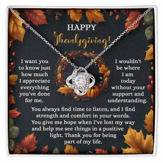 Thanksgiving Jewelry Gift For Women - You Give Me Hope When I've Lost My Way