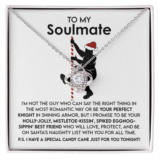 Soulmate Jewelry Gift - Love Knot Necklace - For All Time