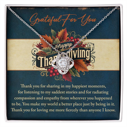 Thanksgiving Jewelry Gift For Women - Thank You For Sharing My Happiest Moments