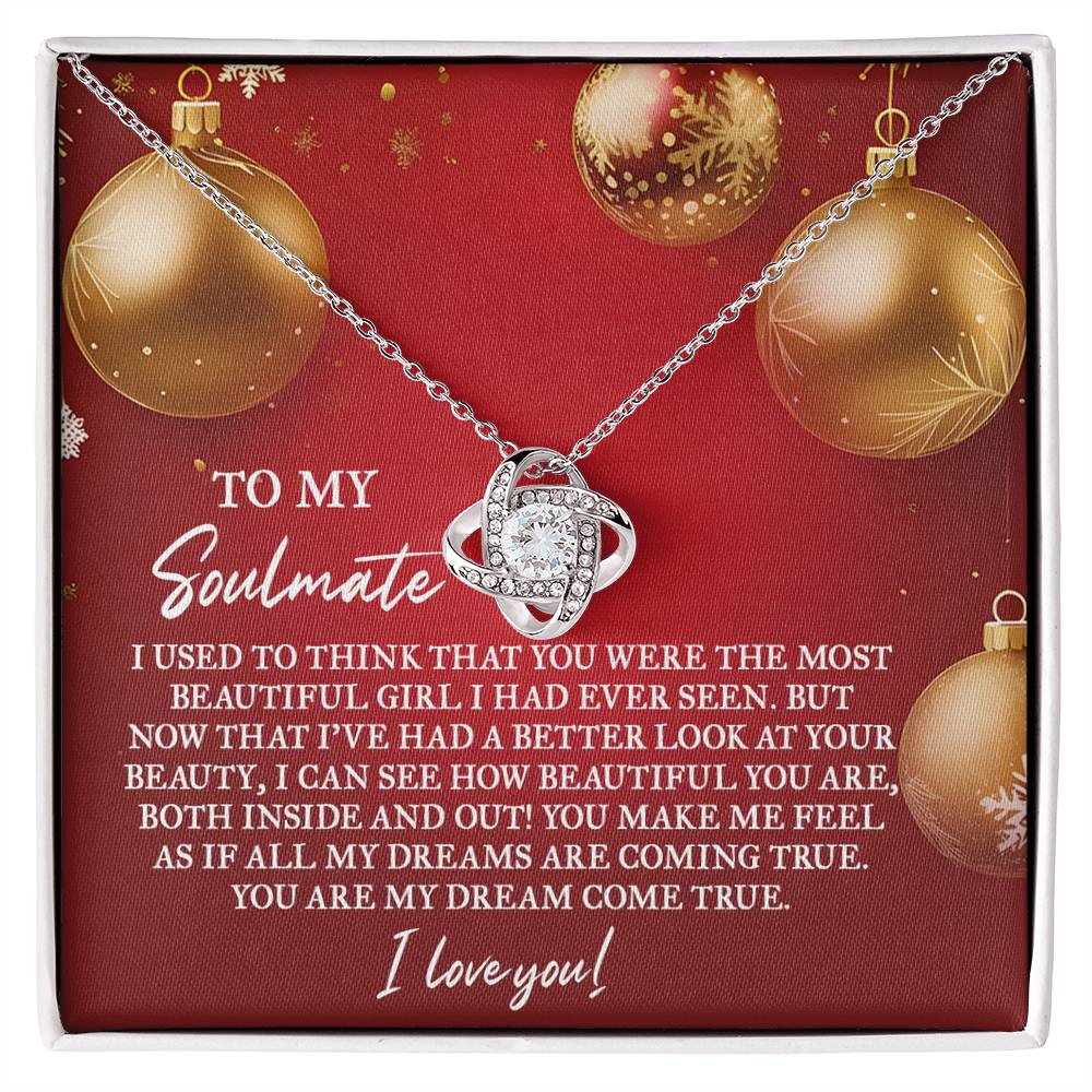 Soulmate Jewelry Gift - Love Knot Necklace - Your Beauty