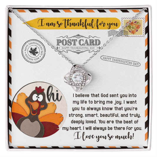 Thanksgiving Jewelry Gift For Women - You Are The Beat Of My Heart