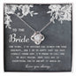 To The Bride Gift From Her Best Friend - Love Knot Necklace - My Best Friend