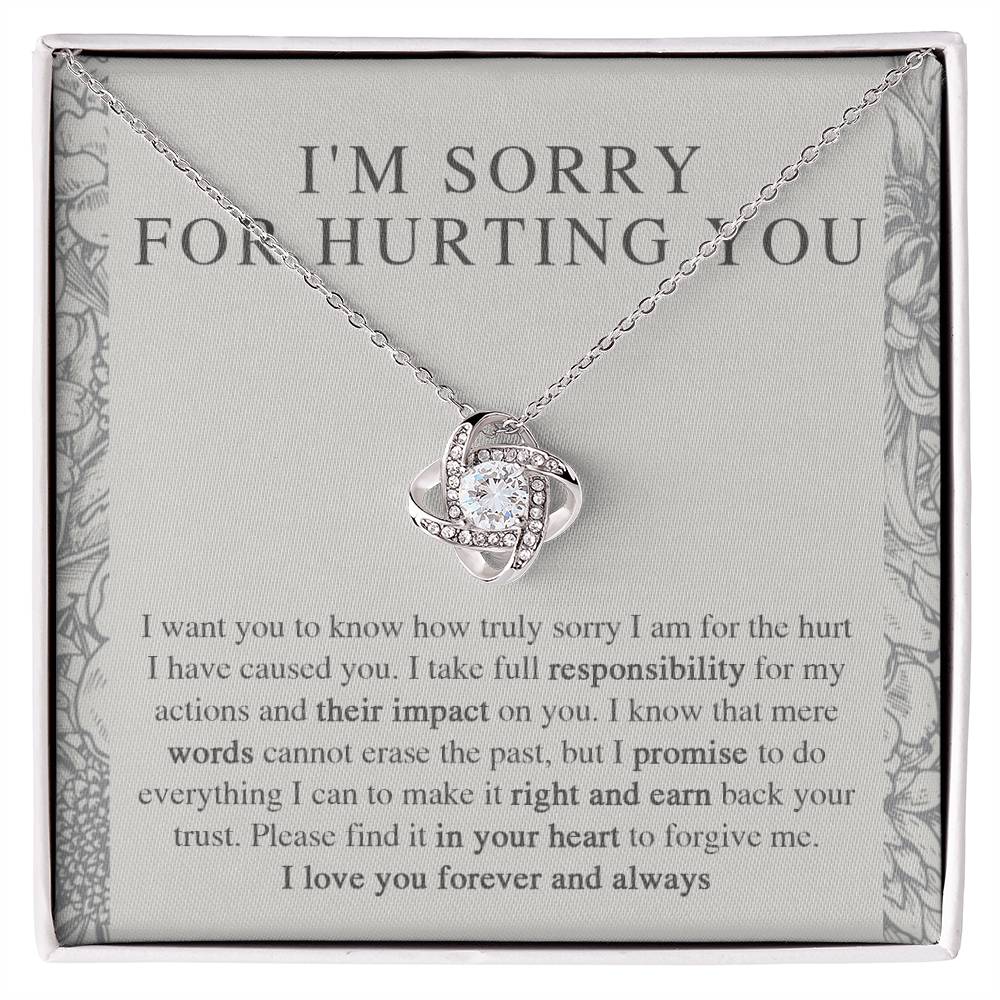 I'm Sorry Gift - Love Knot Necklace - Do Everything