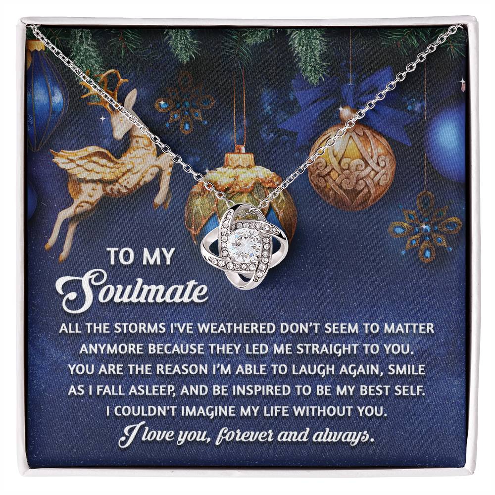 Soulmate Jewelry Gift - Love Knot Necklace - Straight To You