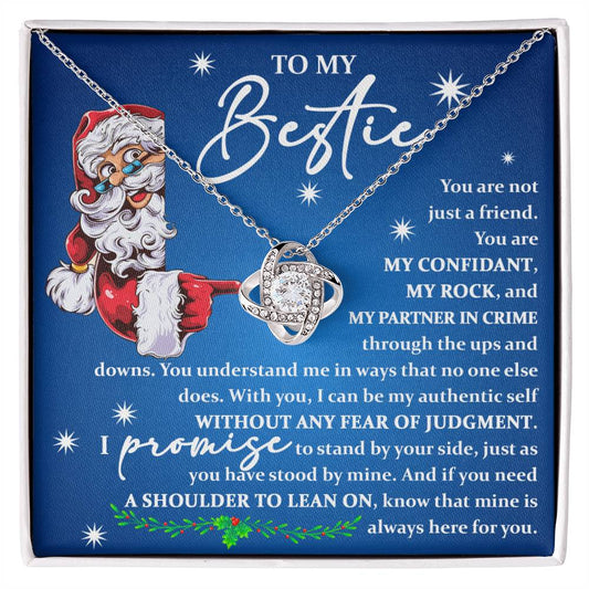 Bestie Christmas Gift - Necklace - Always Here For You