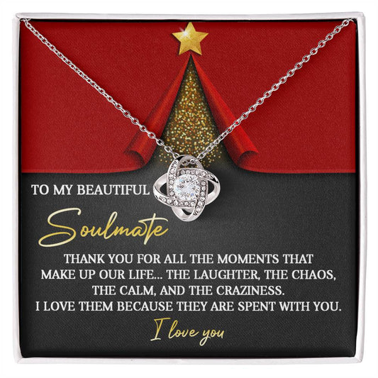 Soulmate Jewelry Gift - Love Knot Necklace - All The Moments