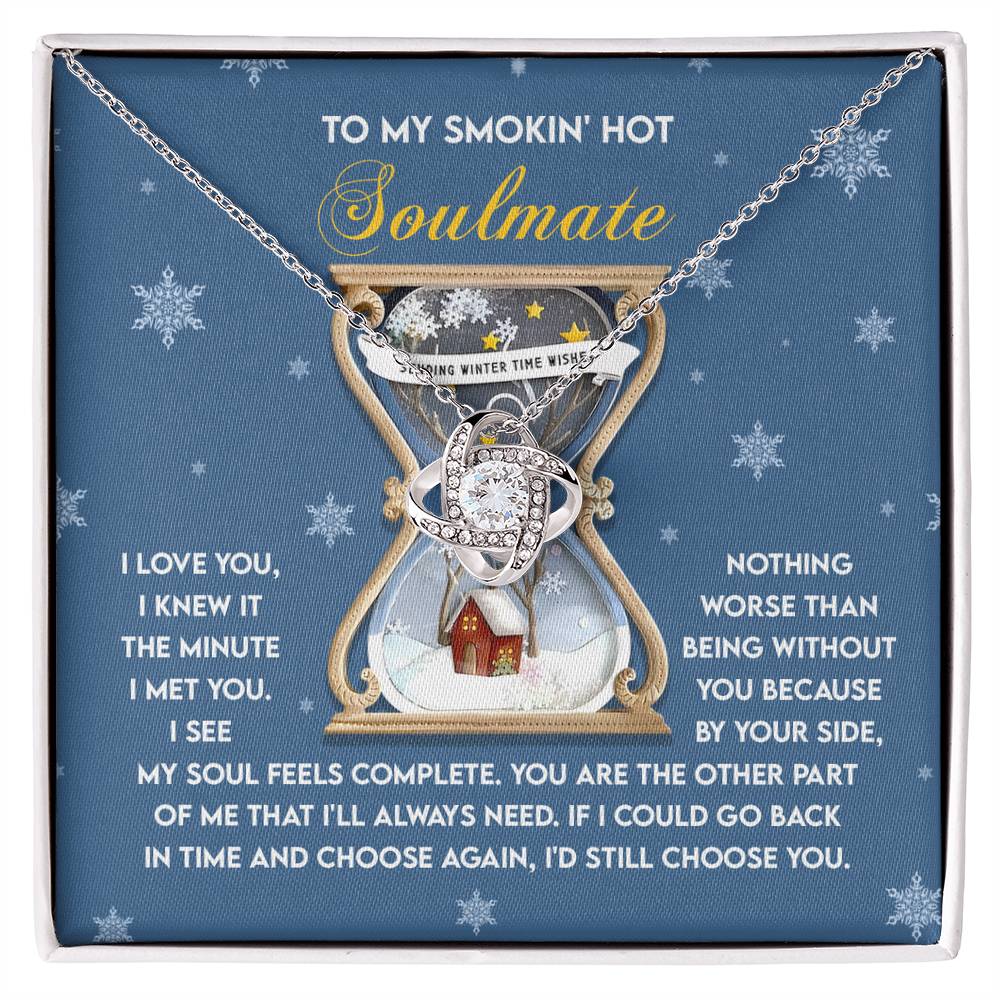 Soulmate Jewelry Gift - Love Knot Necklace - Feels Complete