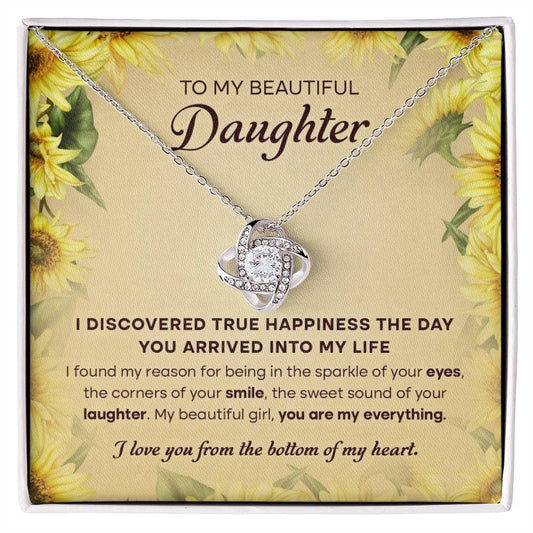 Daughter Gift - Necklace - Love You From The Bottom Of My Heart - Sweet Sounds 4