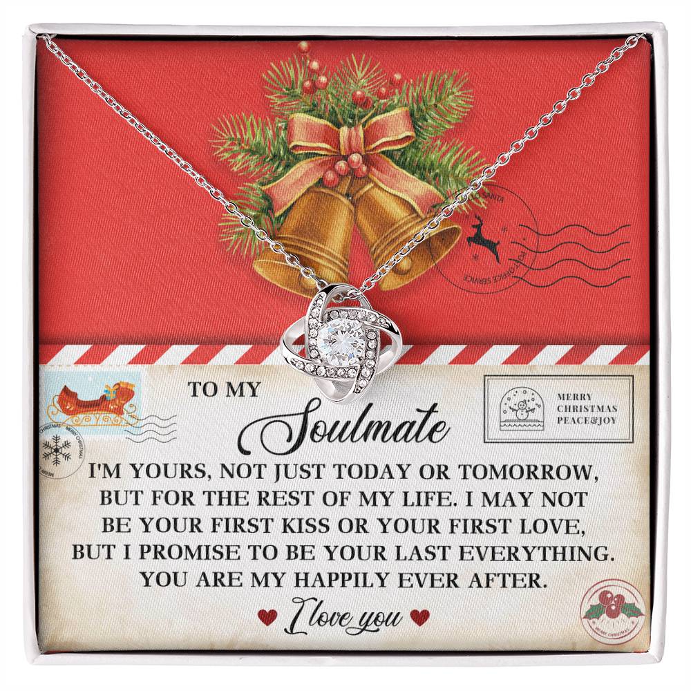 Soulmate Jewelry Gift - Love Knot Necklace  -Happily Ever After