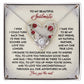 To My Soulmate Jewelry Gift - Love Knot Forever Necklace - Laugh With You