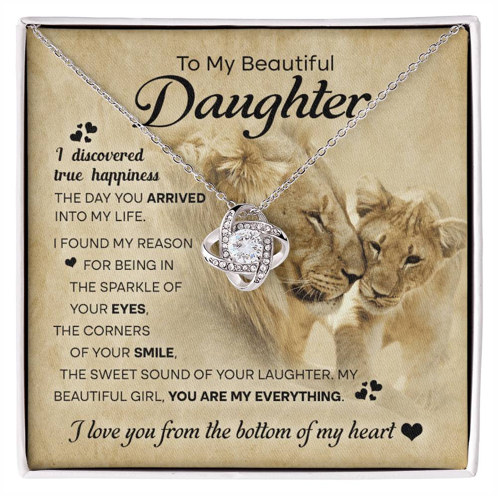 Daughter Gift - Necklace - Love You With All My Heart - Sweet Sounds 2