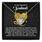 To My Soulmate Jewelry Gift - Naughty With You - Love Knot Necklace