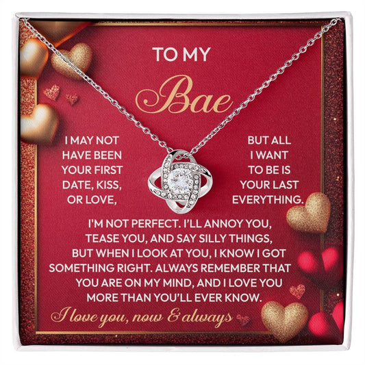 To My Soulmate Jewelry Gift - You Are Always On My Mind - Love Knot Necklace