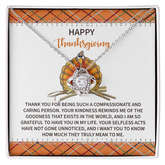 Thanksgiving Jewelry Gift For Women - So Grateful To Have You In My Life