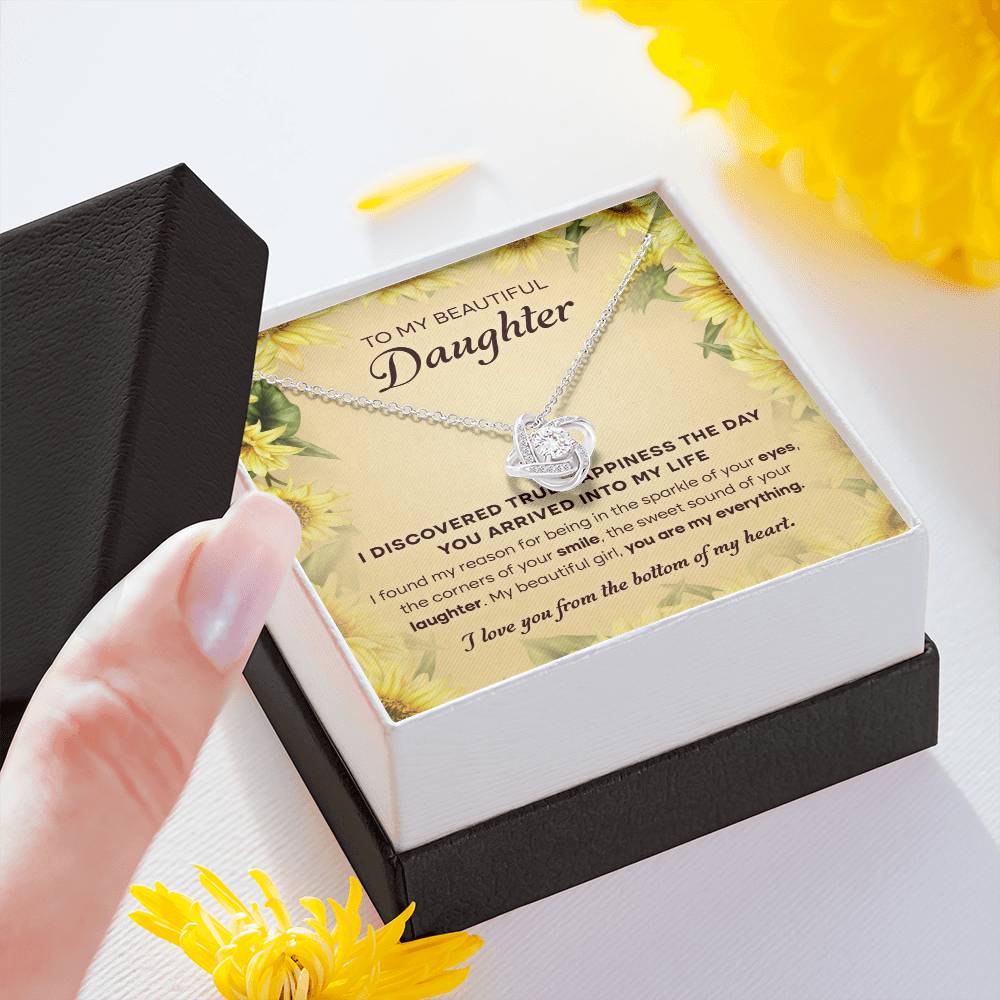 Daughter Gift - Necklace - Love You From The Bottom Of My Heart - Sweet Sounds 4