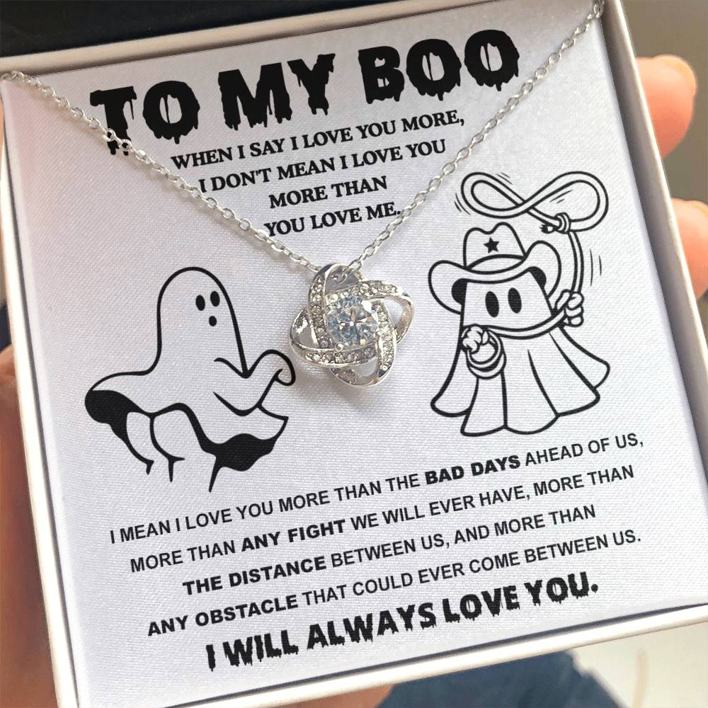 Soulmate Necklace Gift For Halloween - Love You More