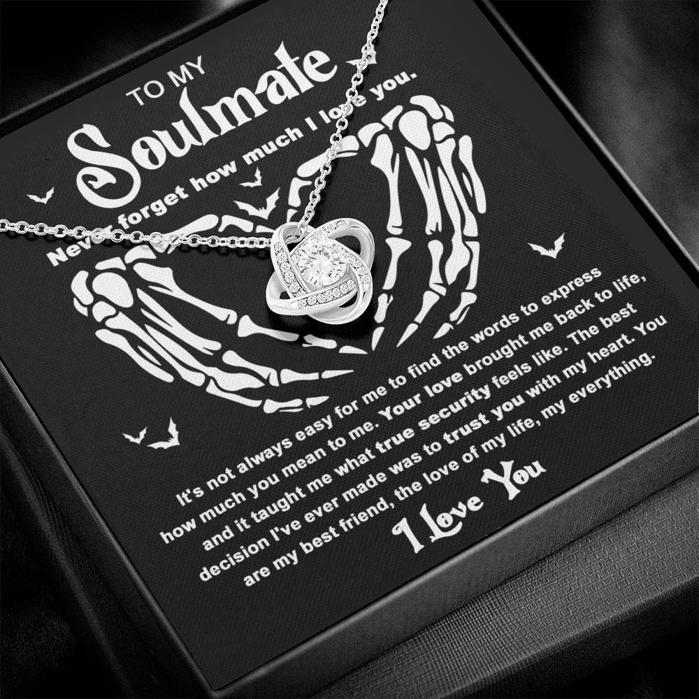 Soulmate Necklace Gift For Halloween - True Security