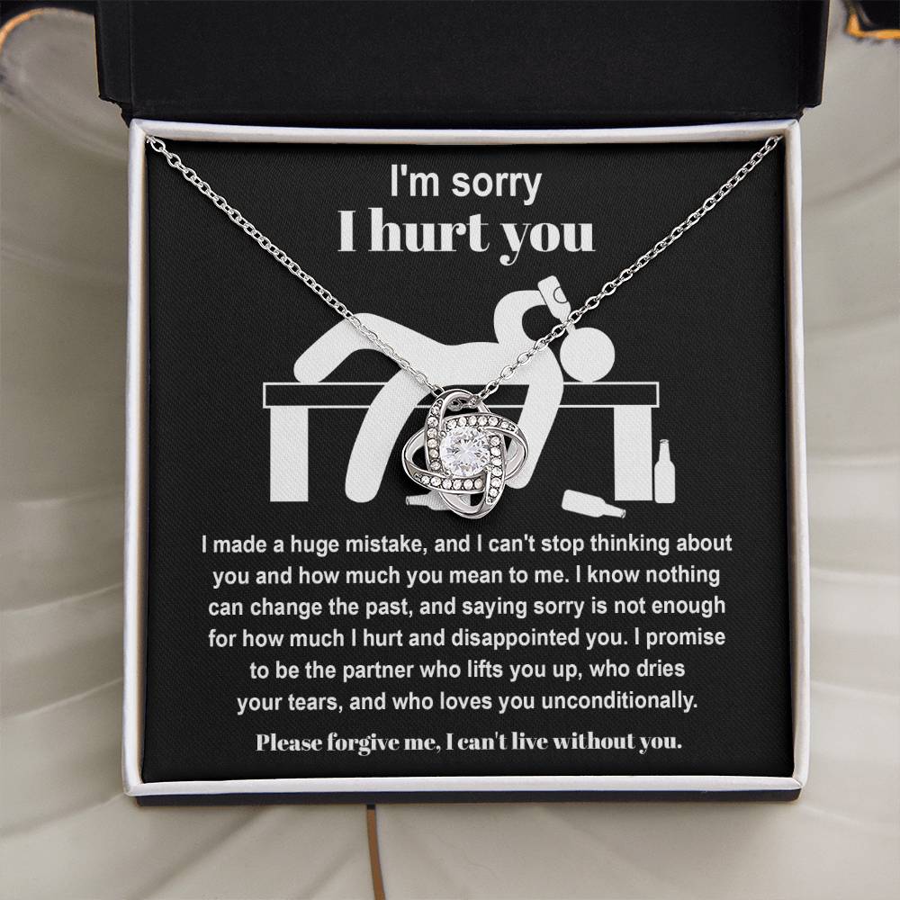 Apology Jewelry Gift - Love Knot Necklace - Change The Past