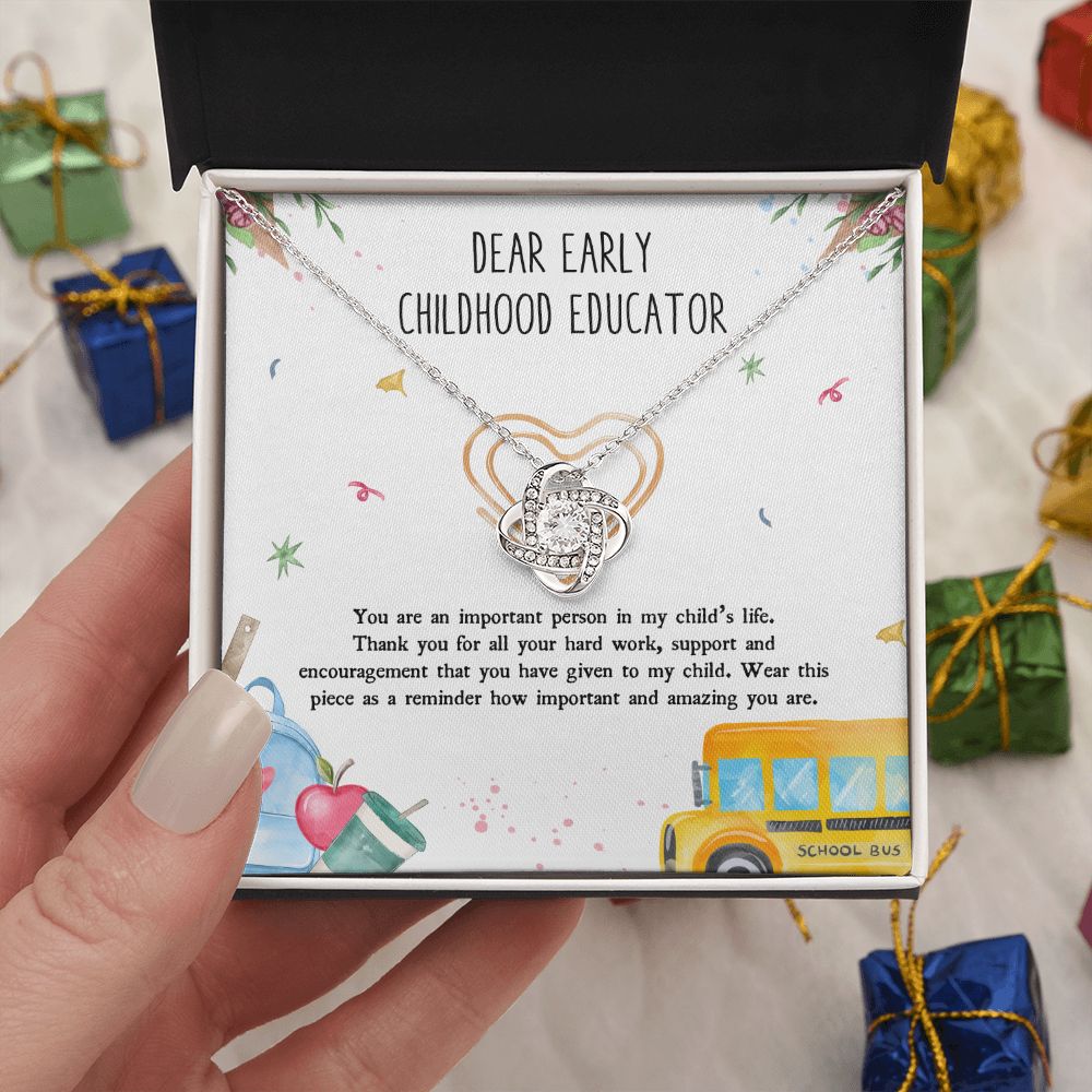 Teacher Appreciation Gifts - Necklace - Early Childhood Educator