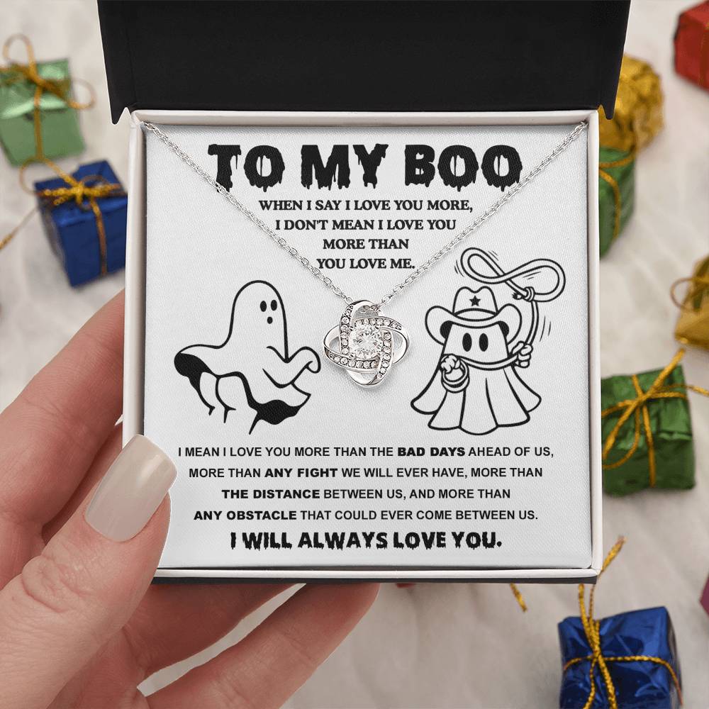 Soulmate Necklace Gift For Halloween - Love You More