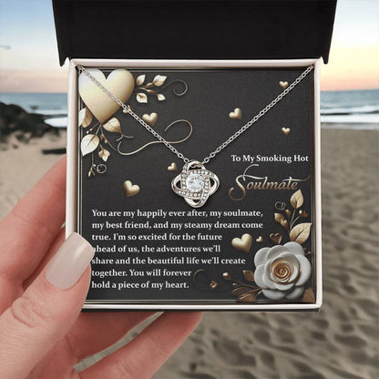 To My Soulmate Jewelry Gift - The Future - Love Knot Necklace