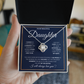 Graduation Gift for Daughter | Love Knot Necklace | “I Will Always Carry You In My Heart” | Meaningful Jewelry Gift