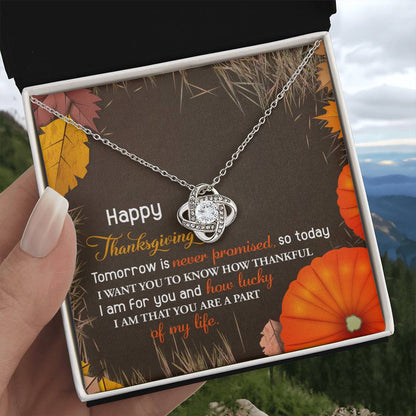 Thanksgiving Jewelry Gift For Women - How Lucky I Am