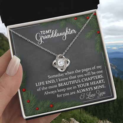 Granddaughter Jewelry Gift for Christmas - Beautiful Chapters - Love Knot Necklace