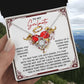 To My Soulmate Jewelry Gift - Love Knot Forever Necklace with Heartfelt Message Card From You - Keep Going