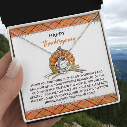 Thanksgiving Jewelry Gift For Women - So Grateful To Have You In My Life