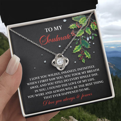 Soulmate Jewelry Gift - Knot Of Love Necklace - You Still Do