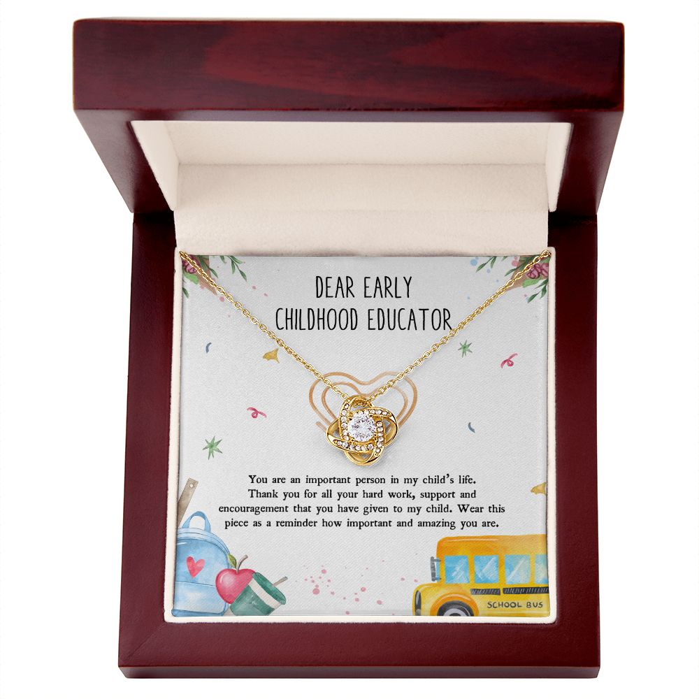 Teacher Appreciation Gifts - Necklace - Early Childhood Educator