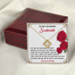 To My Soulmate Jewelry Gift - Love Knot Forever Necklace with Heartfelt Message Card From You - Soul's Counterpart