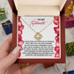 To My Soulmate Jewelry Gift - Love Knot Forever Necklace with Heartfelt Message Card From You - Until I