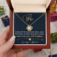 To My Wife Jewelry Gift - Stunning Love Knot Necklace - I Want To be Your Last Everything