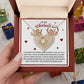 To My Soulmate Jewelry Gift - Sweep My Heart - Love Knot Necklace
