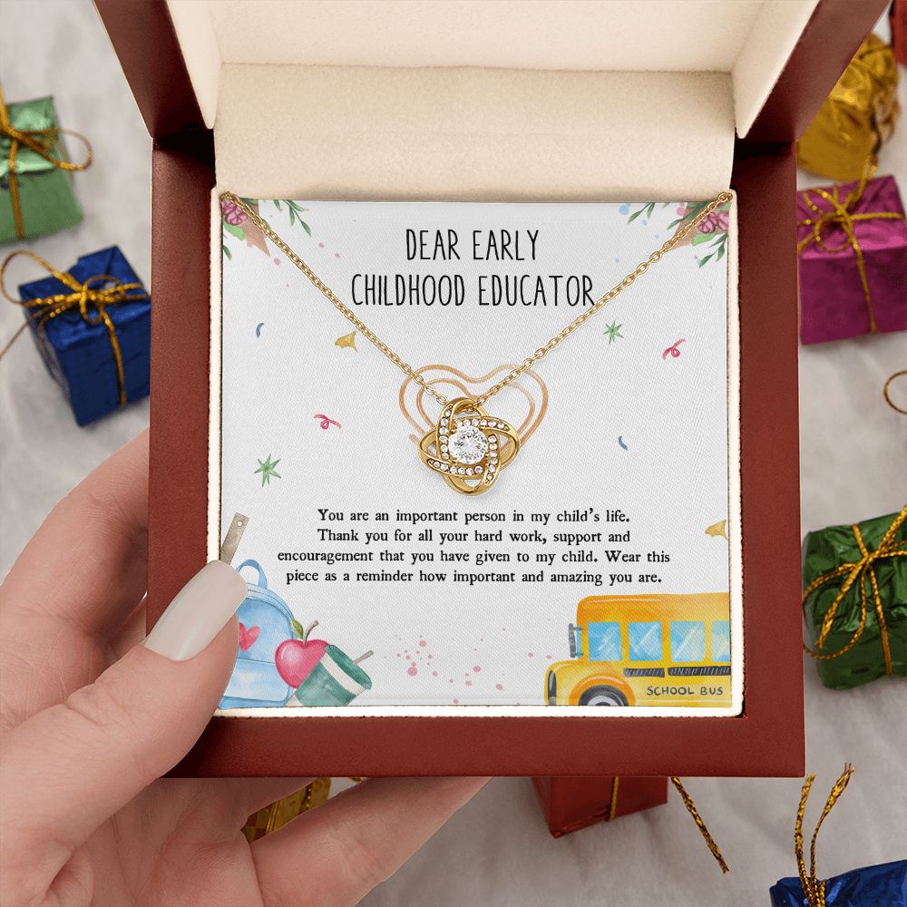 Teacher Appreciation Gifts - Necklace - Early Childhood Educator