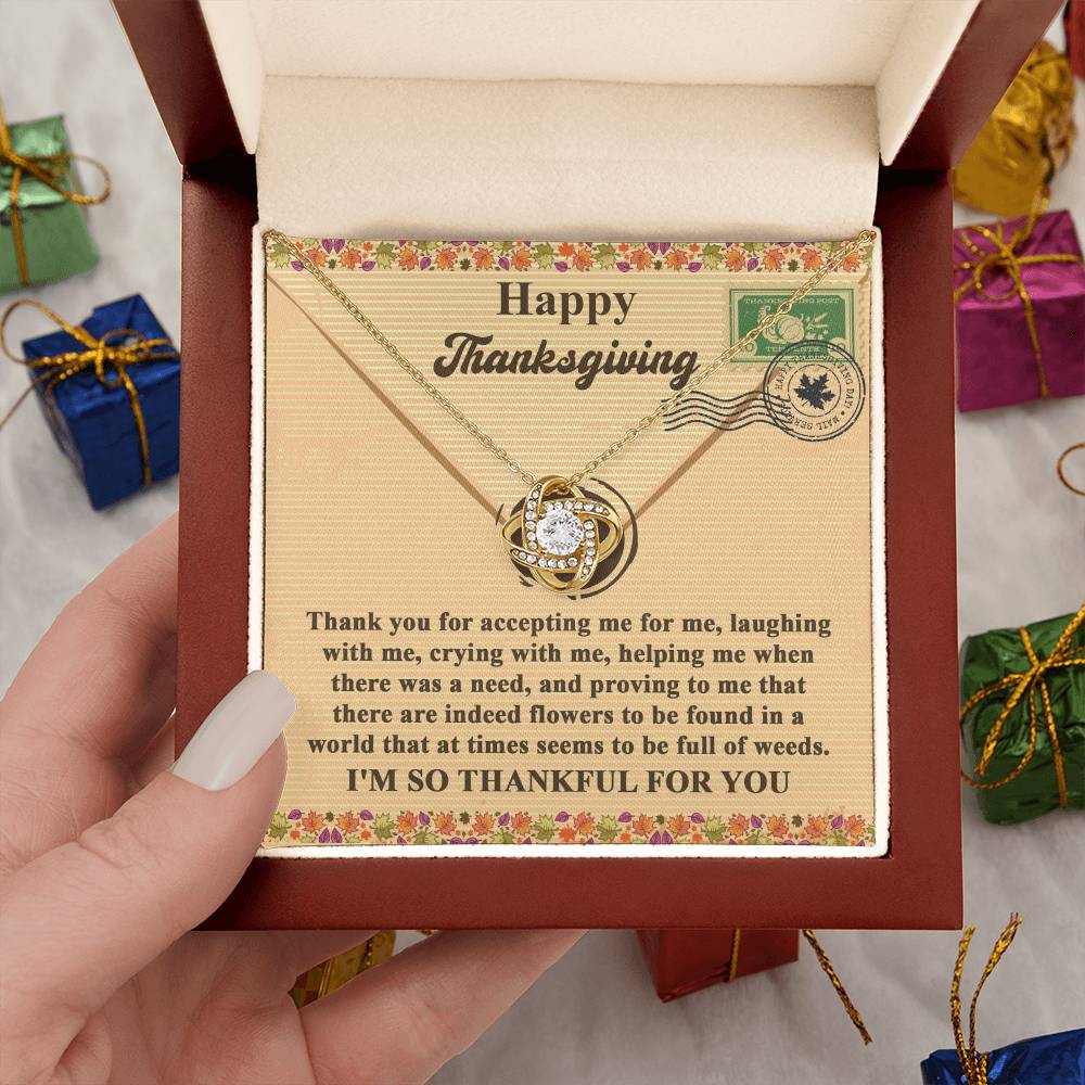 Thanksgiving Jewelry Gift For Women - Proving To Me